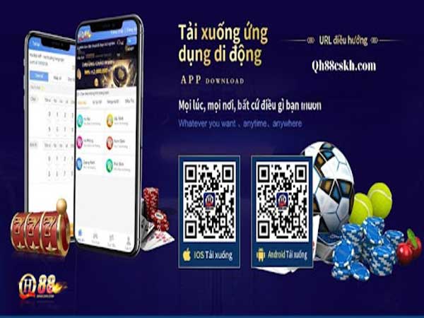 Hướng dẫn cách download app QH88 về điện thoại
